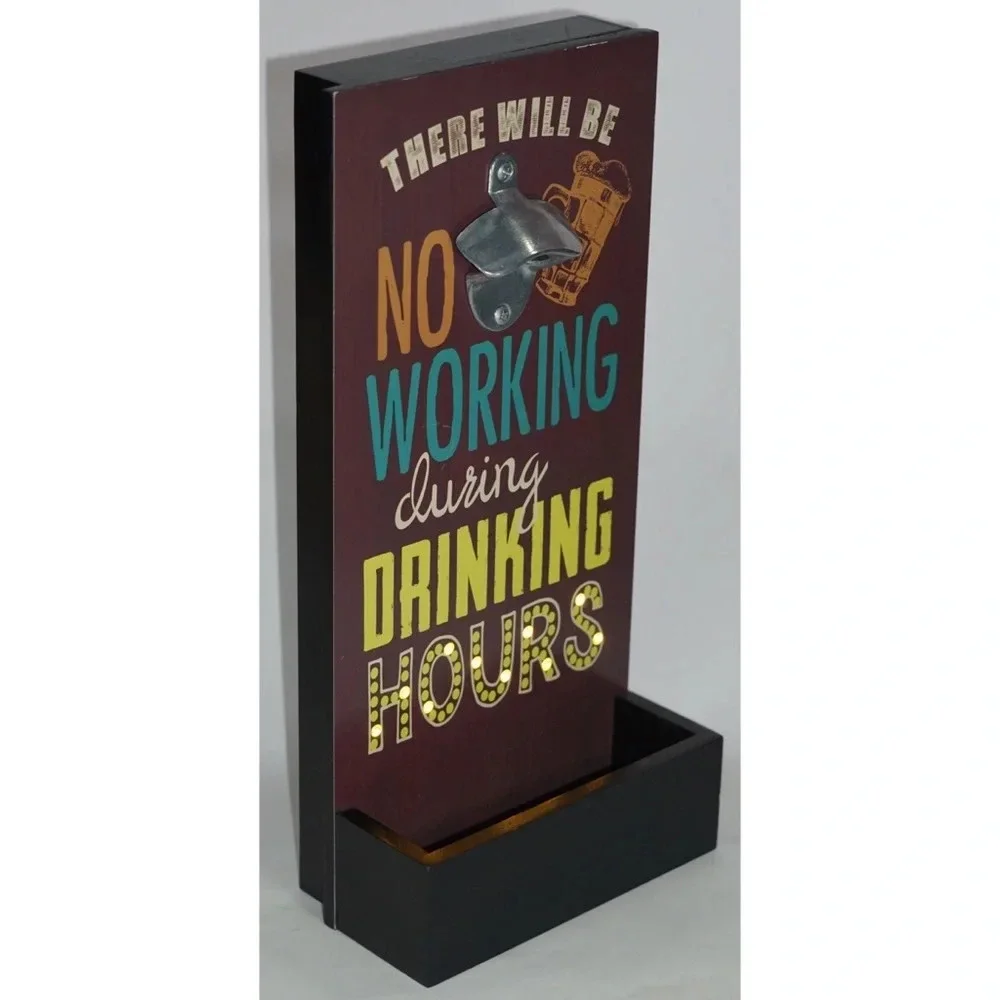 Bottle Opener On Tap LED Wall Mounted Opener